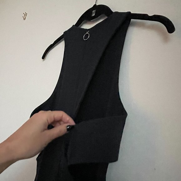 T Alexander Wang Cut-Out Scoop Neck Sleeveless Maxi Dress Black - Picture 11 of 11